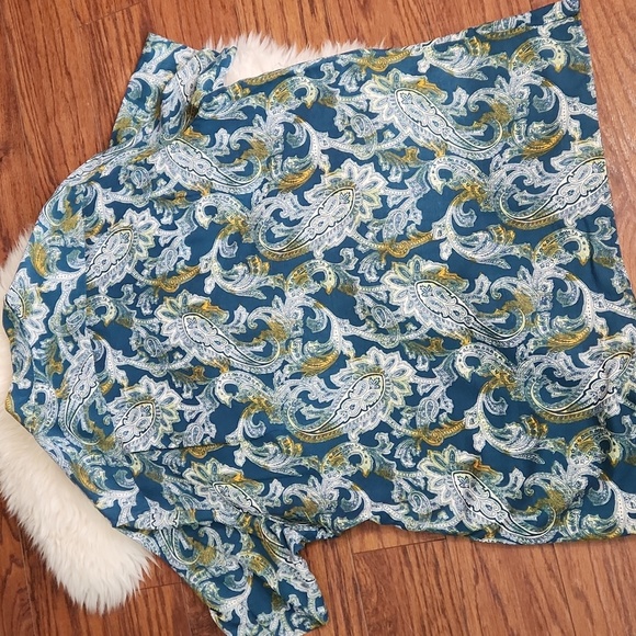 Mens Tasso Elba Button Front Casual Short Sleeved Mens Shirt - Picture 3 of 3